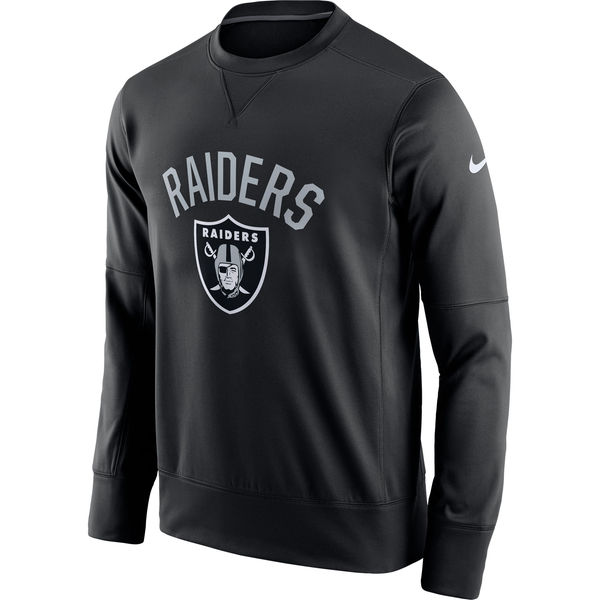 Men's Oakland Raiders Nike Black Sideline Circuit Performance Sweatshirt,We sell and wholesale Men's Oakland Raiders Nike Black Sideline Circuit Performance Sweatshirt on line form chian!